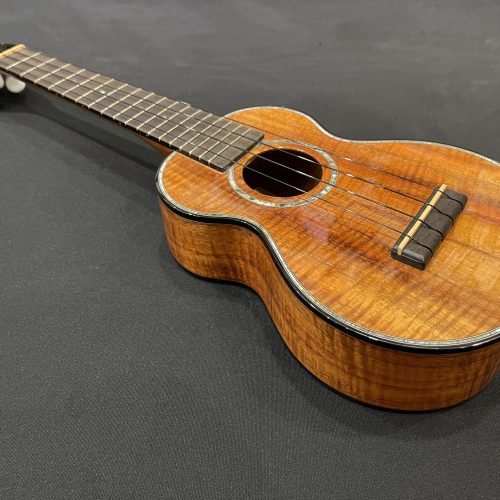 Kamaka HF-1LD2 Soprano Long Neck Double Deluxe