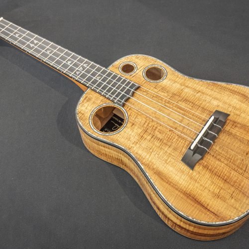 I'Iwi Master Series Tenor Curly Koa w/ Fretboard Purfling