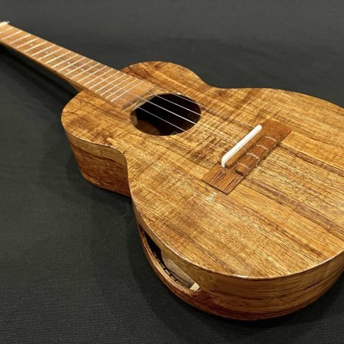 Ana'ole Custom Tenor Curly Koa w/ Sideport